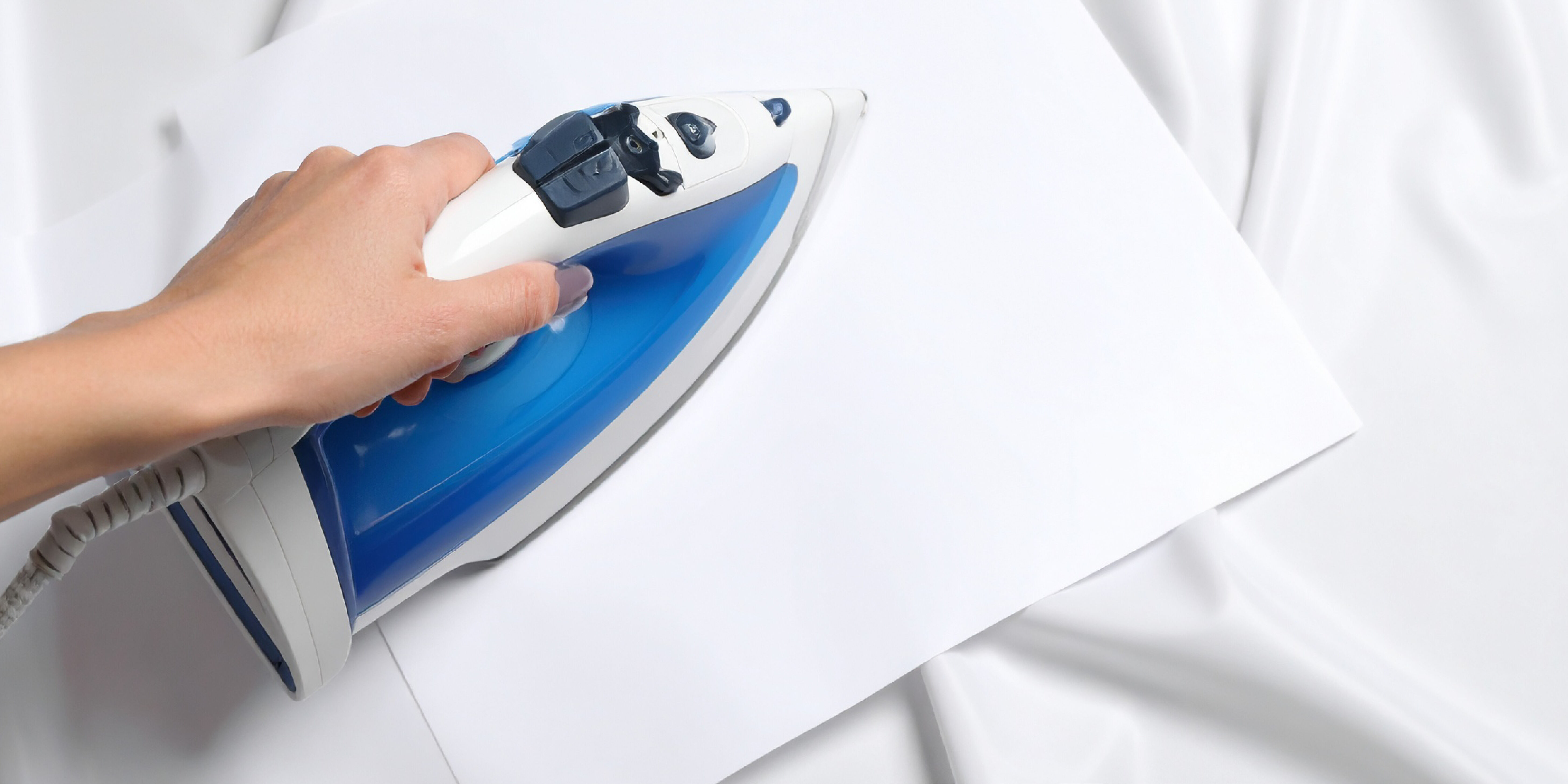 Iron with a protective layer